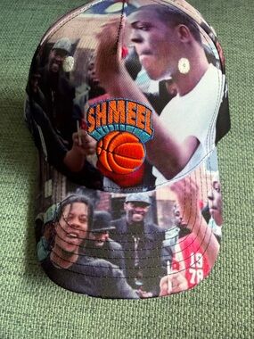 Basketball Graphic Baseball Cap in Multicolor